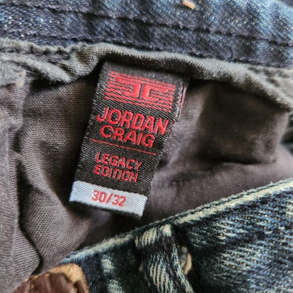 Jordan Craig Legacy Edition Collins Mens 30 Long Shorts/Capris Distressed Jeans - Picture 8 of 8